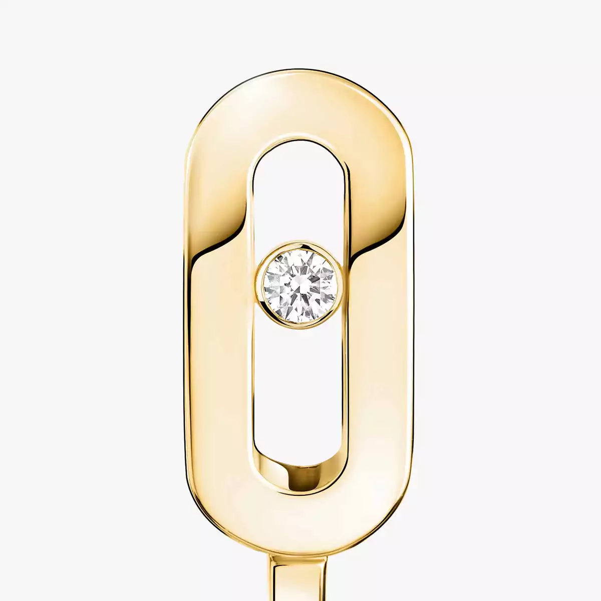 [Polaidi Jewelry]Diamond Mini Hoop Earrings Move Classique