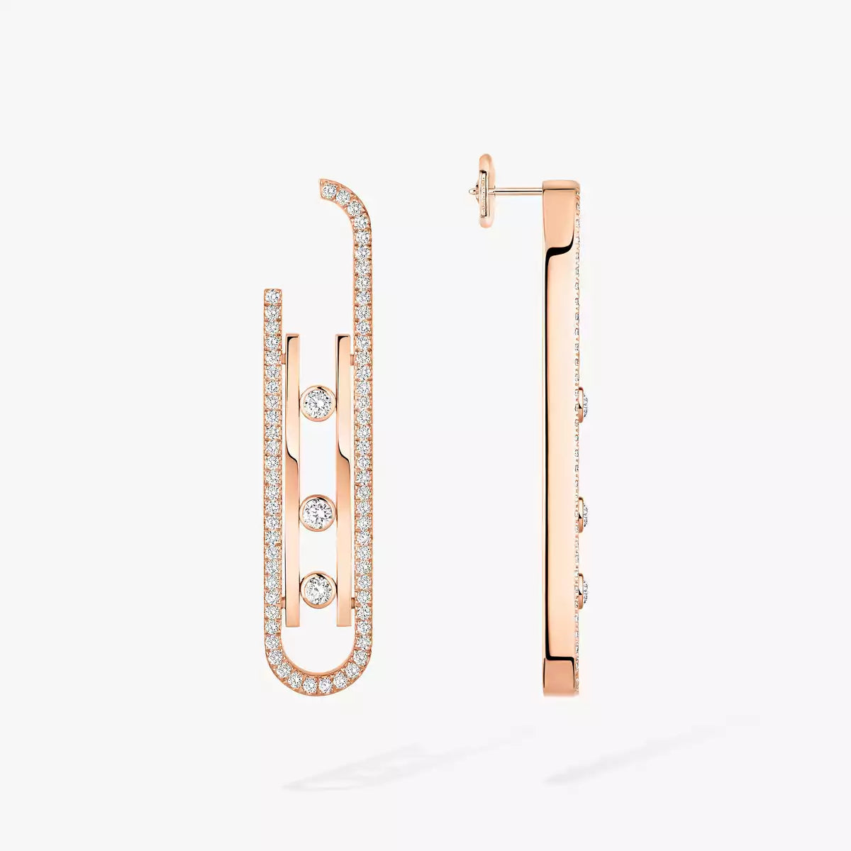 [Polaidi Jewelry]Diamond Pendant Earrings Move 10Th