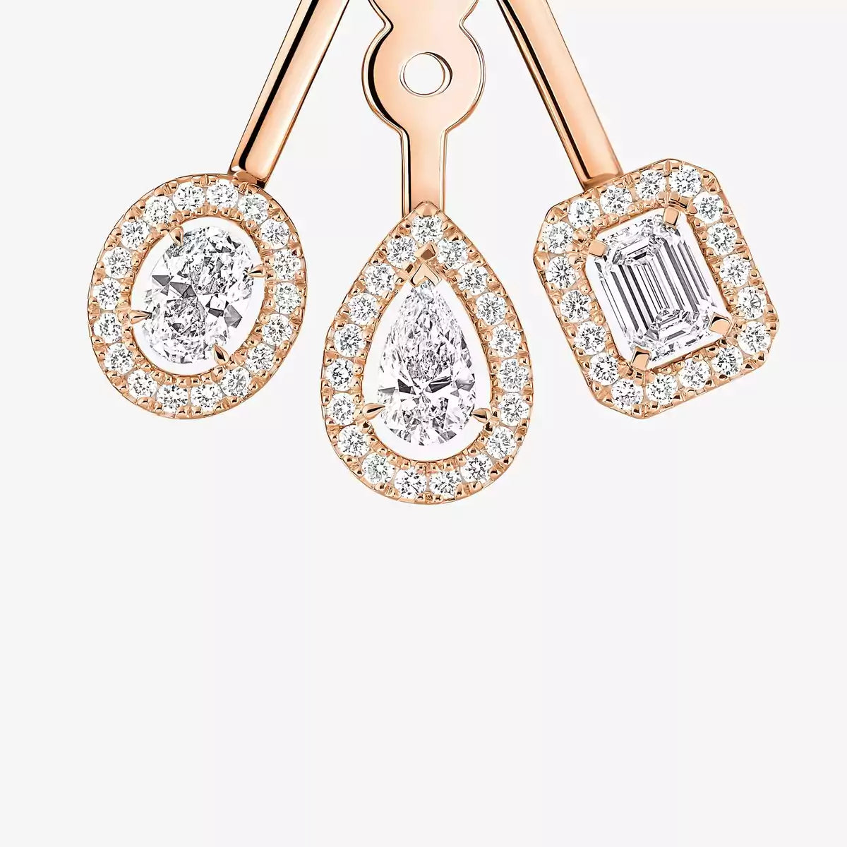 [Polaidi Jewelry] My Twin Trio  Diamond Earrings