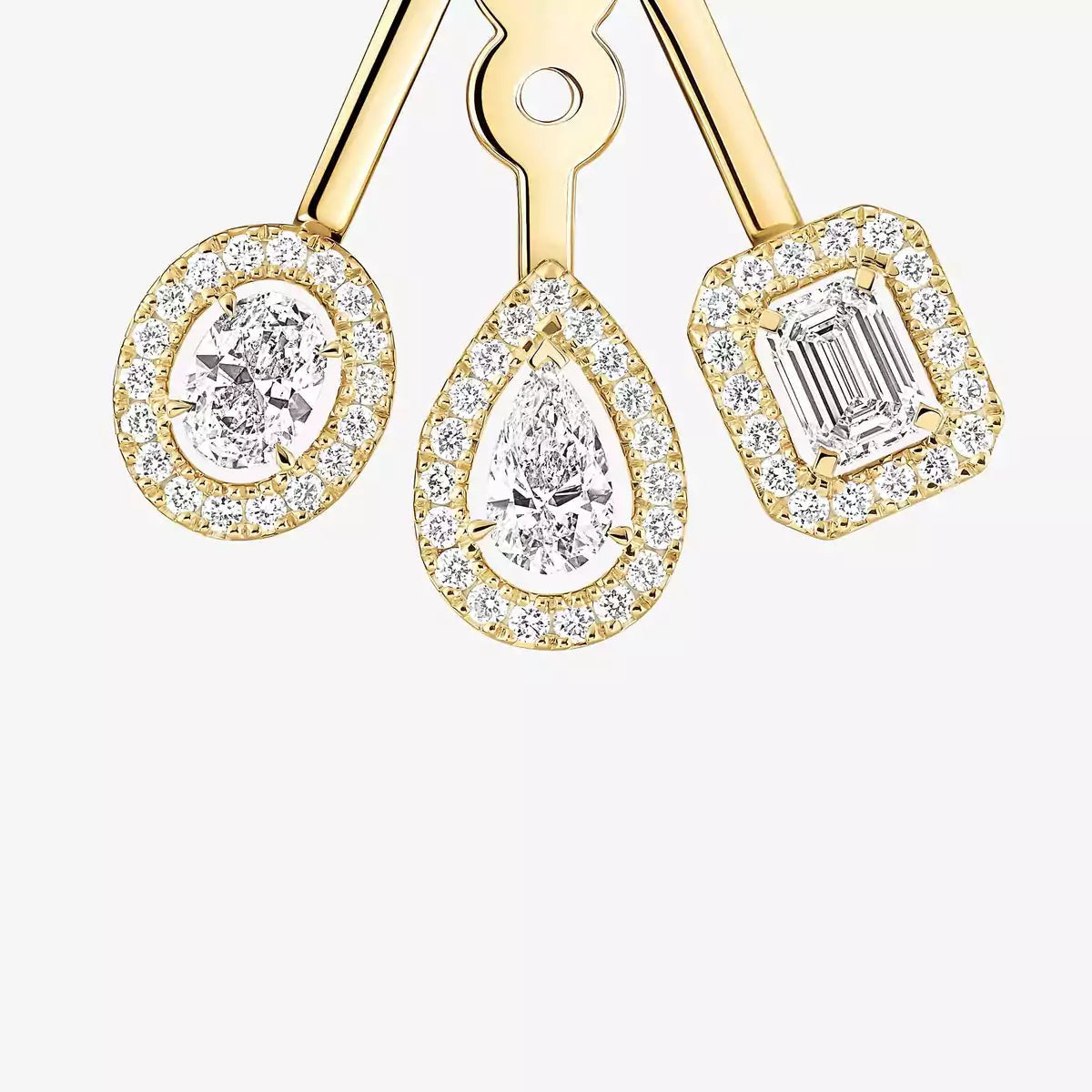 [Polaidi Schmuck] My Twin Trio Diamantohrringe
