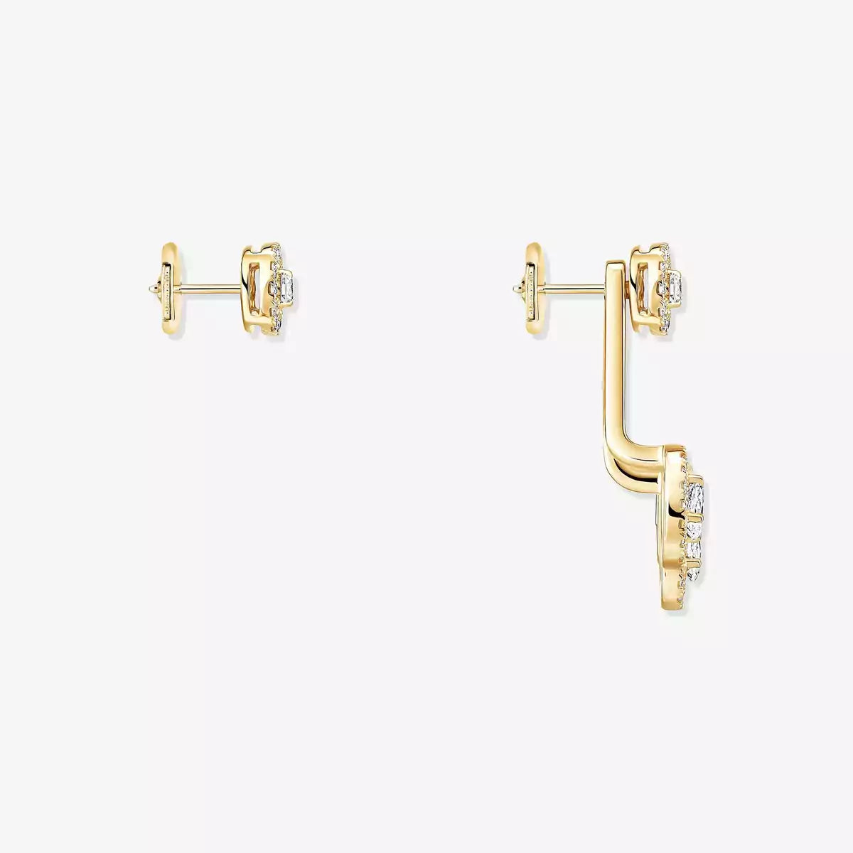 [Polaidi Schmuck] My Twin Trio Diamantohrringe