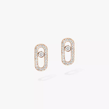 [Polaidi Jewelry]Move Uno Diamond Earrings