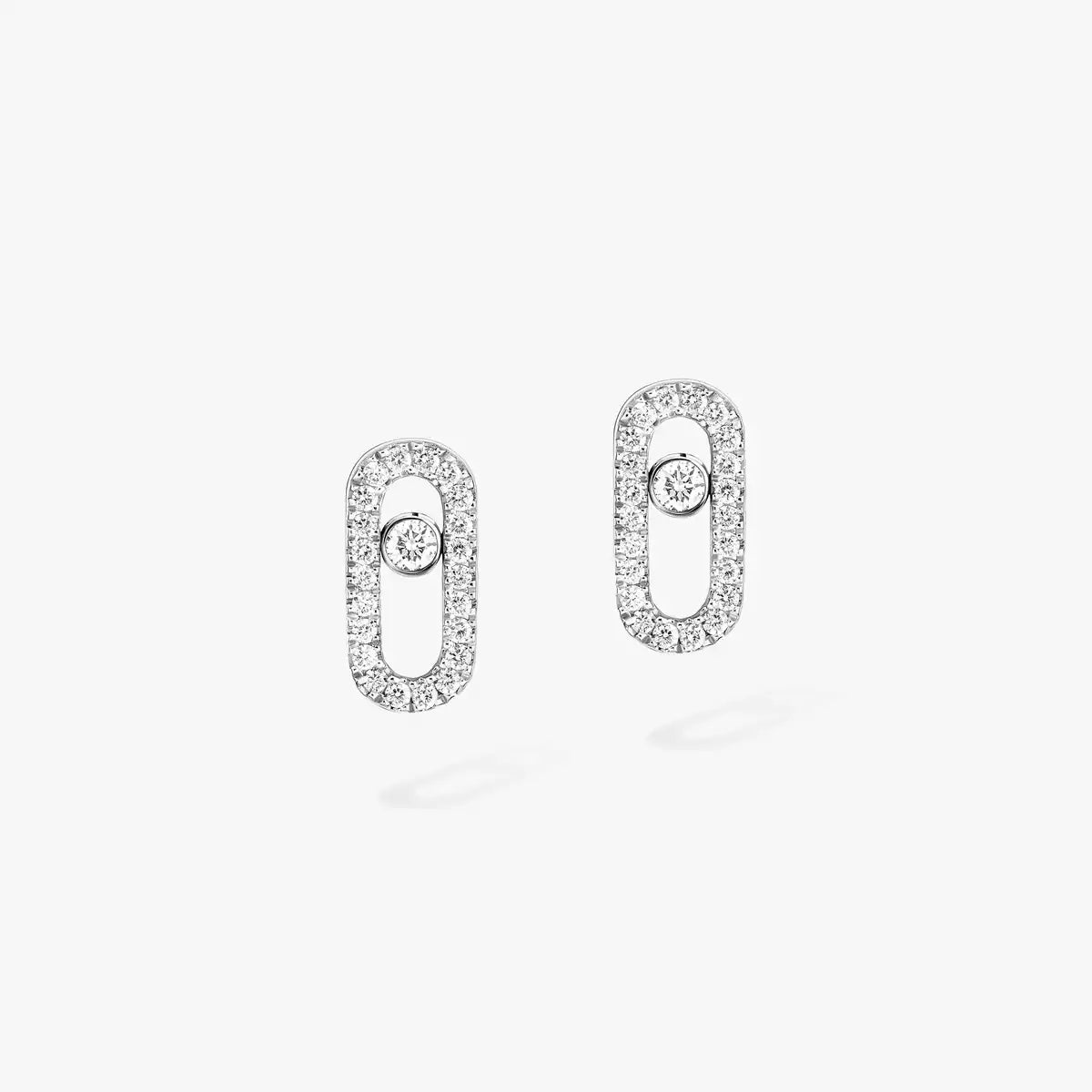 [Polaidi Jewelry]Move Uno Diamond Earrings