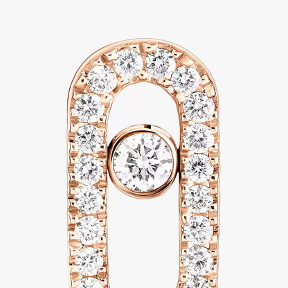 [Polaidi Jewelry]Move Uno Diamond Earrings