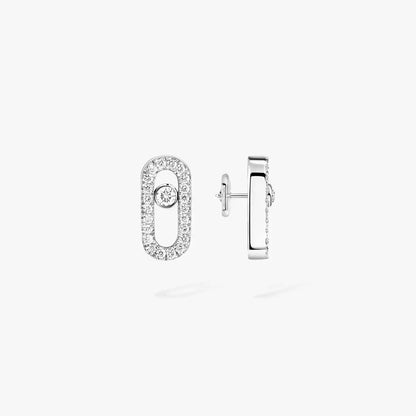 [Polaidi Jewelry]Move Uno Diamond Earrings