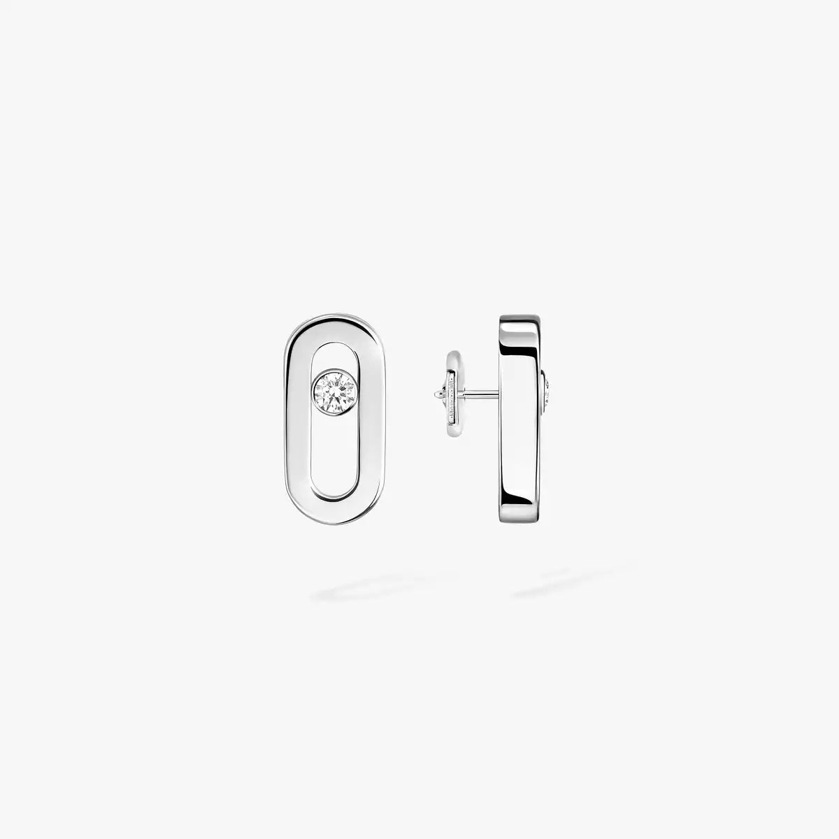 [Polaidi Jewelry]Move Uno Diamond Stud Earrings