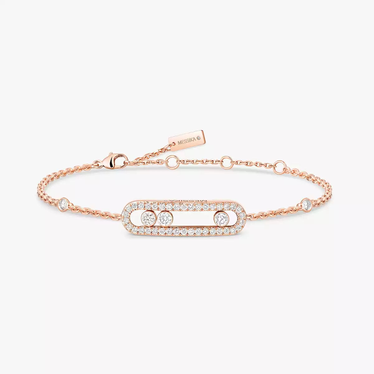 [Polaidi Jewelry]Pav¨¦ Baby Move Diamond Bracelet