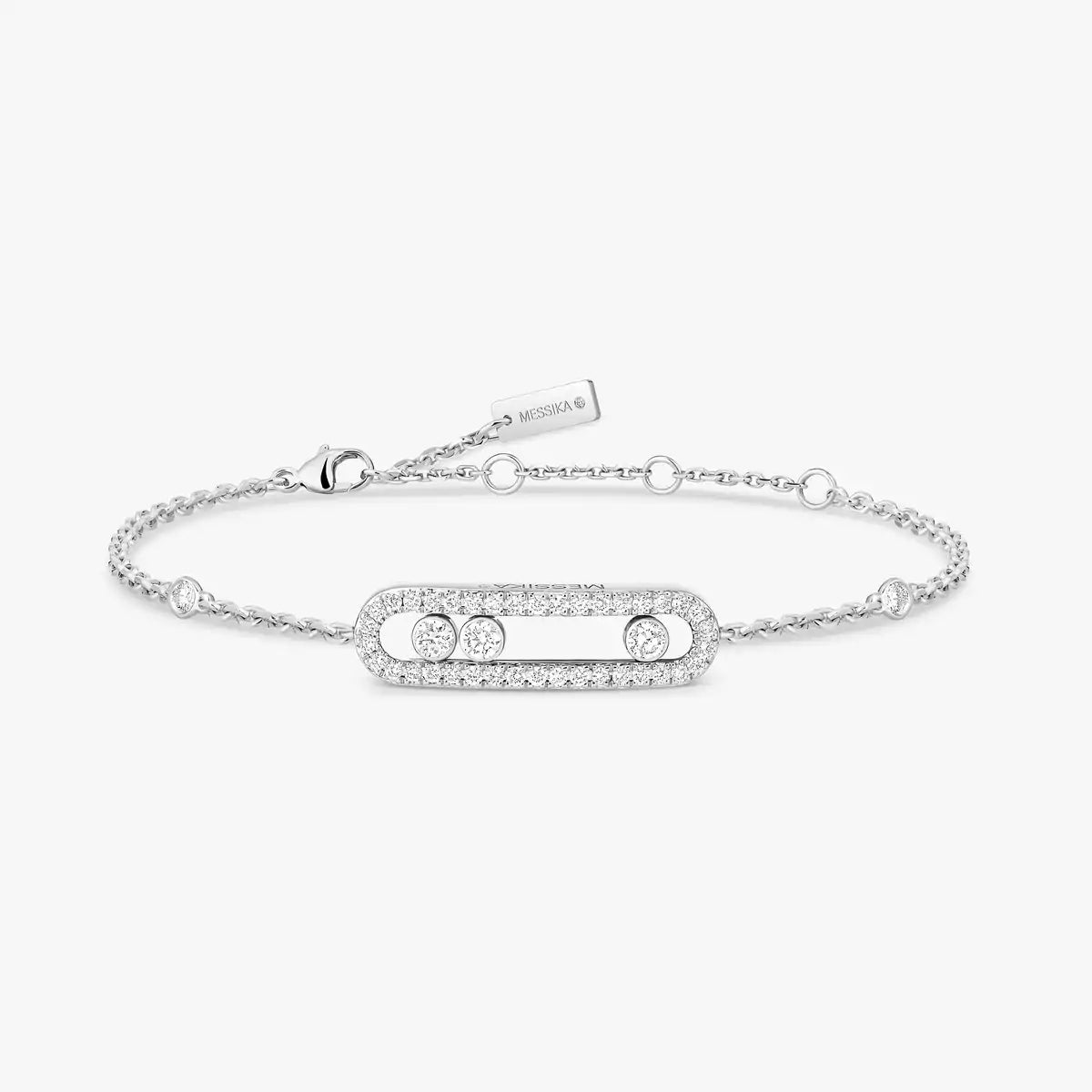 [Polaidi Jewelry]Pav¨¦ Baby Move Diamond Bracelet