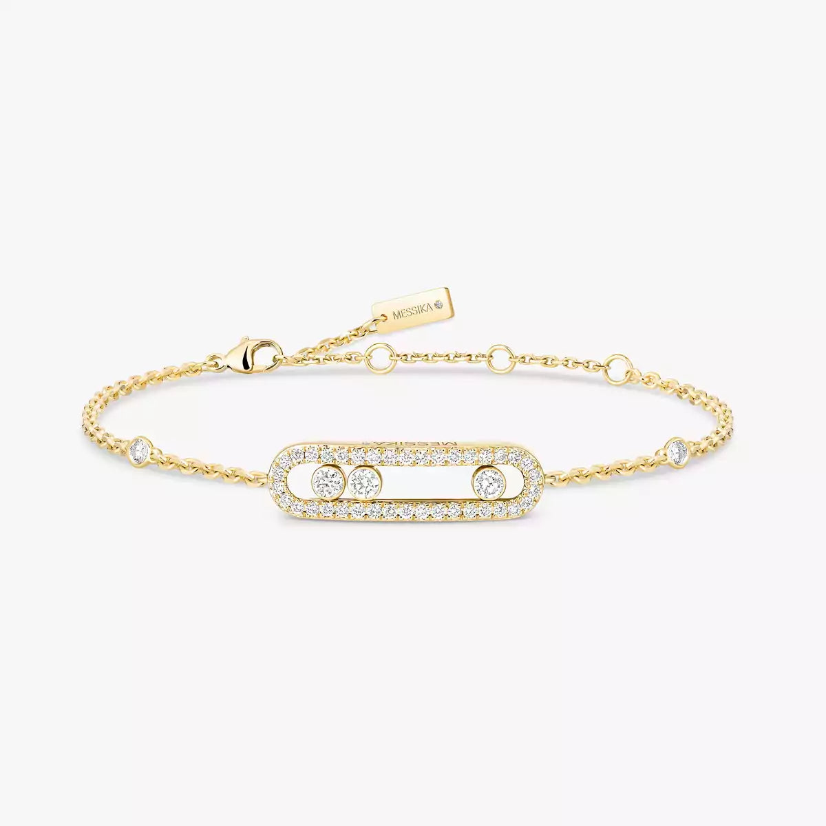 [Polaidi Jewelry]Pav¨¦ Baby Move Diamond Bracelet