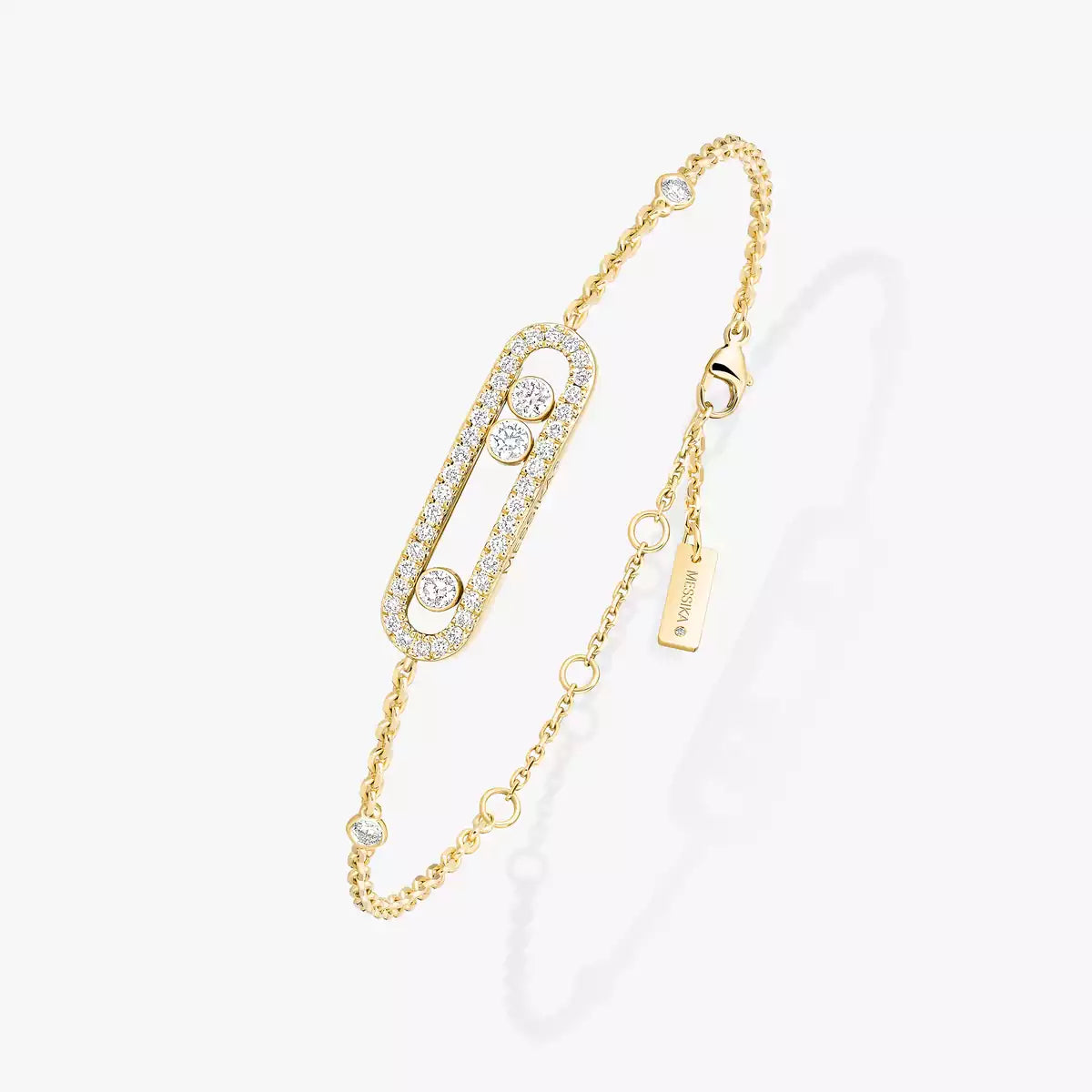 [Polaidi Jewelry]Pav¨¦ Baby Move Diamond Bracelet