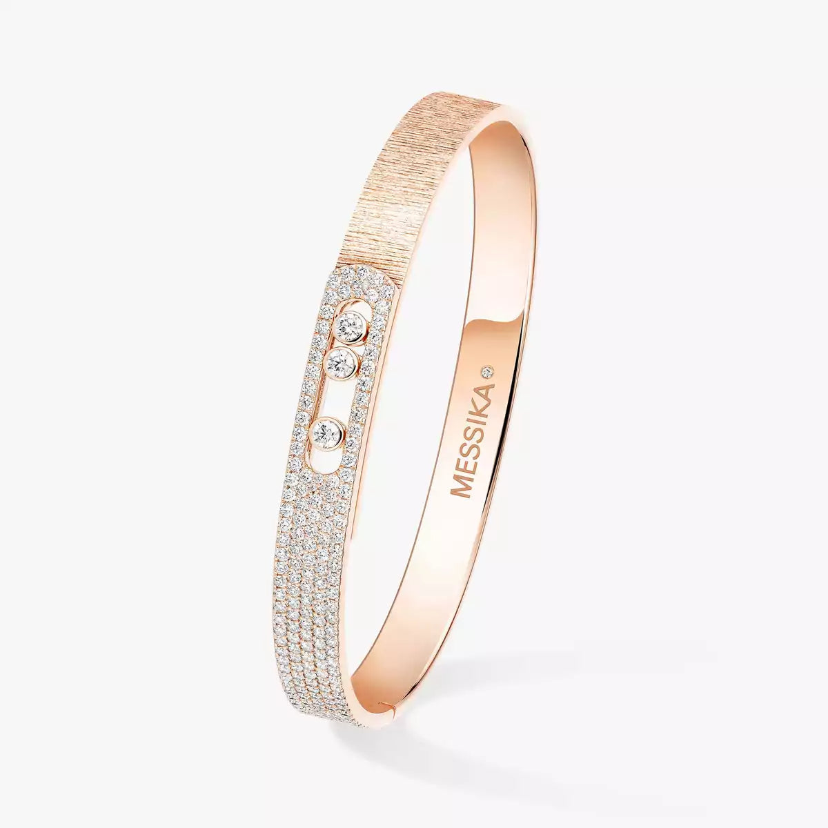 [Polaidi Jewelry]Move Noa Cisel¨¦ half pav¨¦ bangle