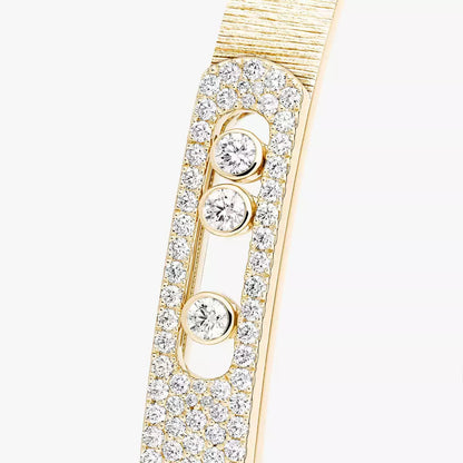 [Polaidi Jewelry]Move Noa Cisel¨¦ half pav¨¦ bangle