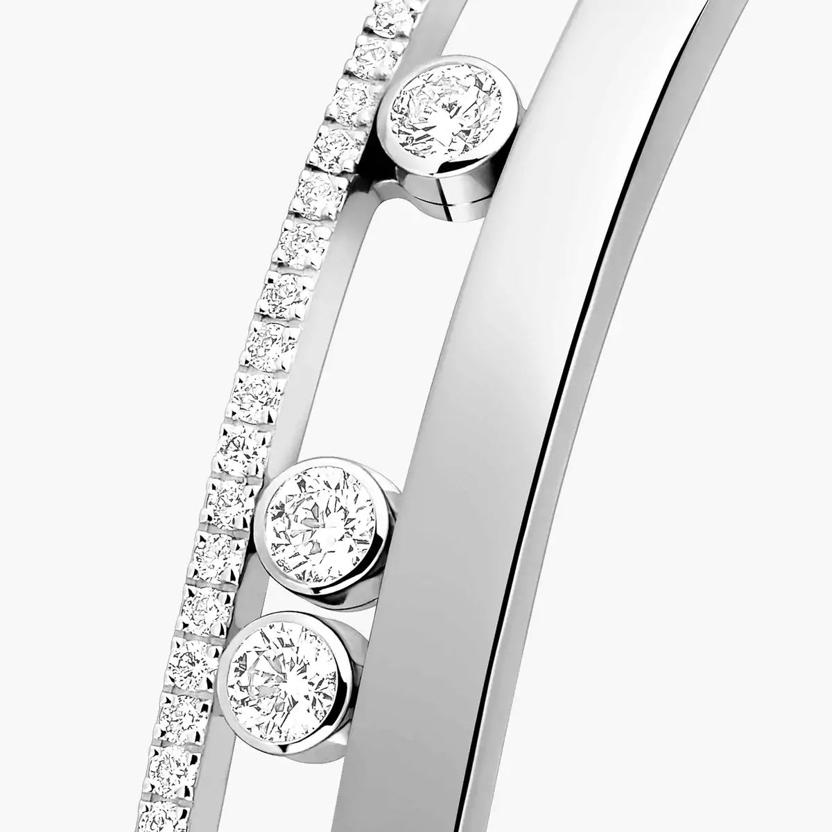 [Polaidi Jewelry]Move Romane Diamond Bangle Bracelet