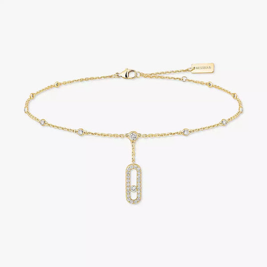[Polaidi Jewelry] Move Uno pav¨¦ ankle bracelet