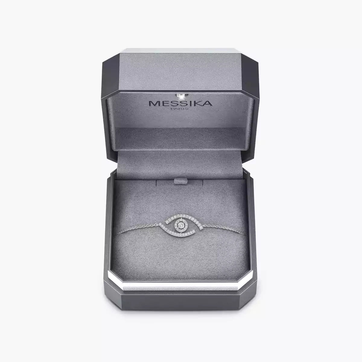 [Polaidi Jewelry] Glücksauge Pavé-Diamantarmband