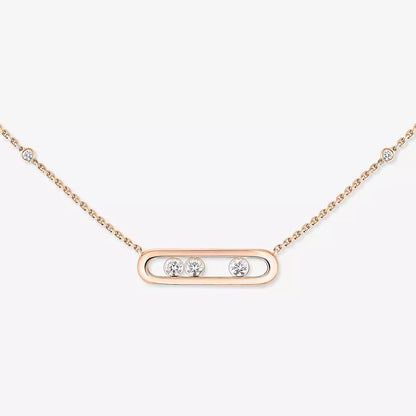 [Polaidi Jewelry] Baby Move Gold Diamond Necklace