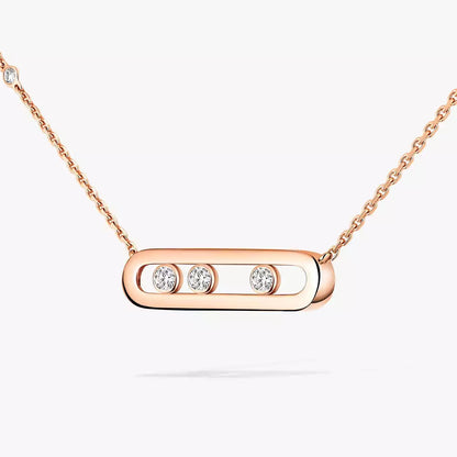 [Polaidi Jewelry] Baby Move Gold Diamond Necklace