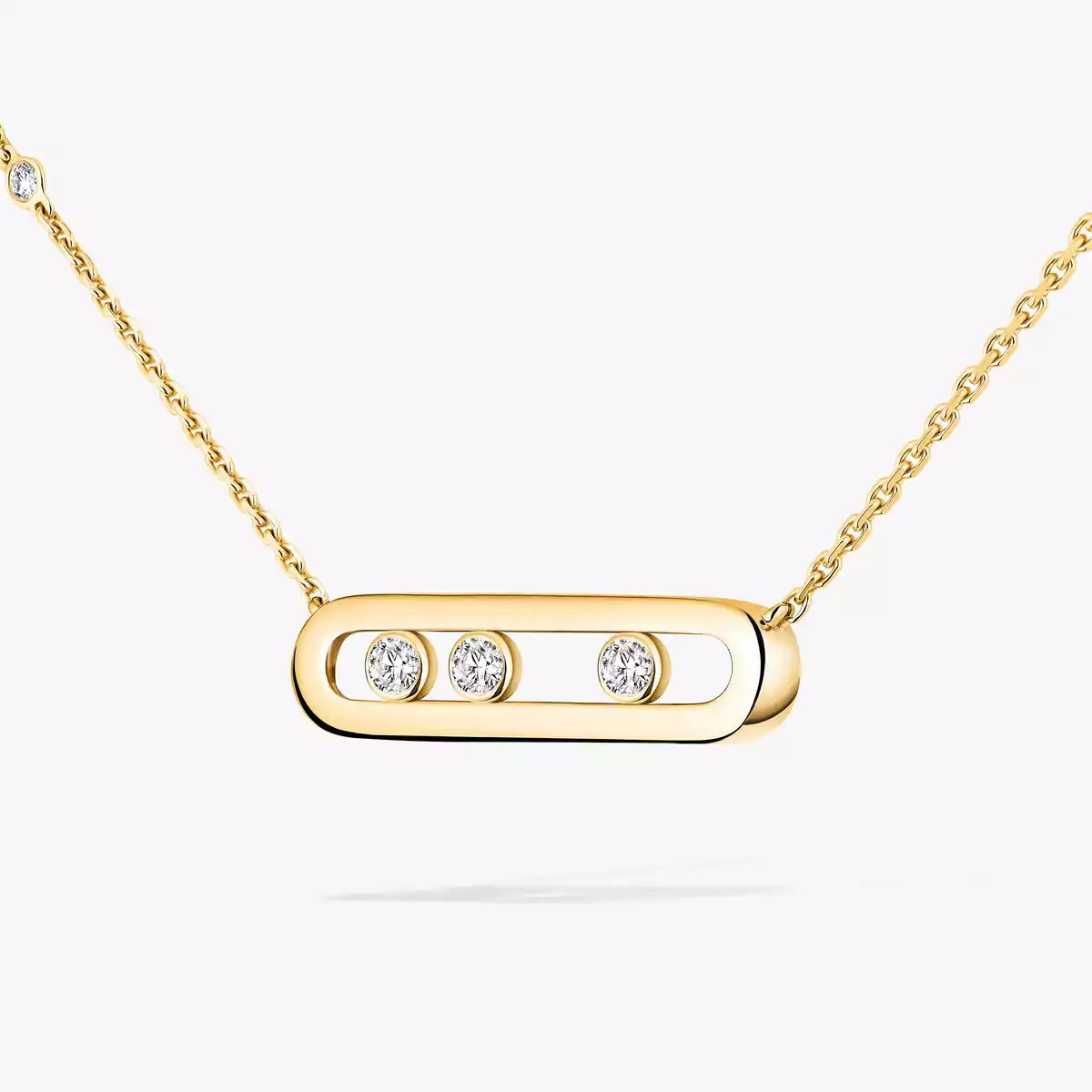 [Polaidi Jewelry] Baby Move Gold Diamant Halskette