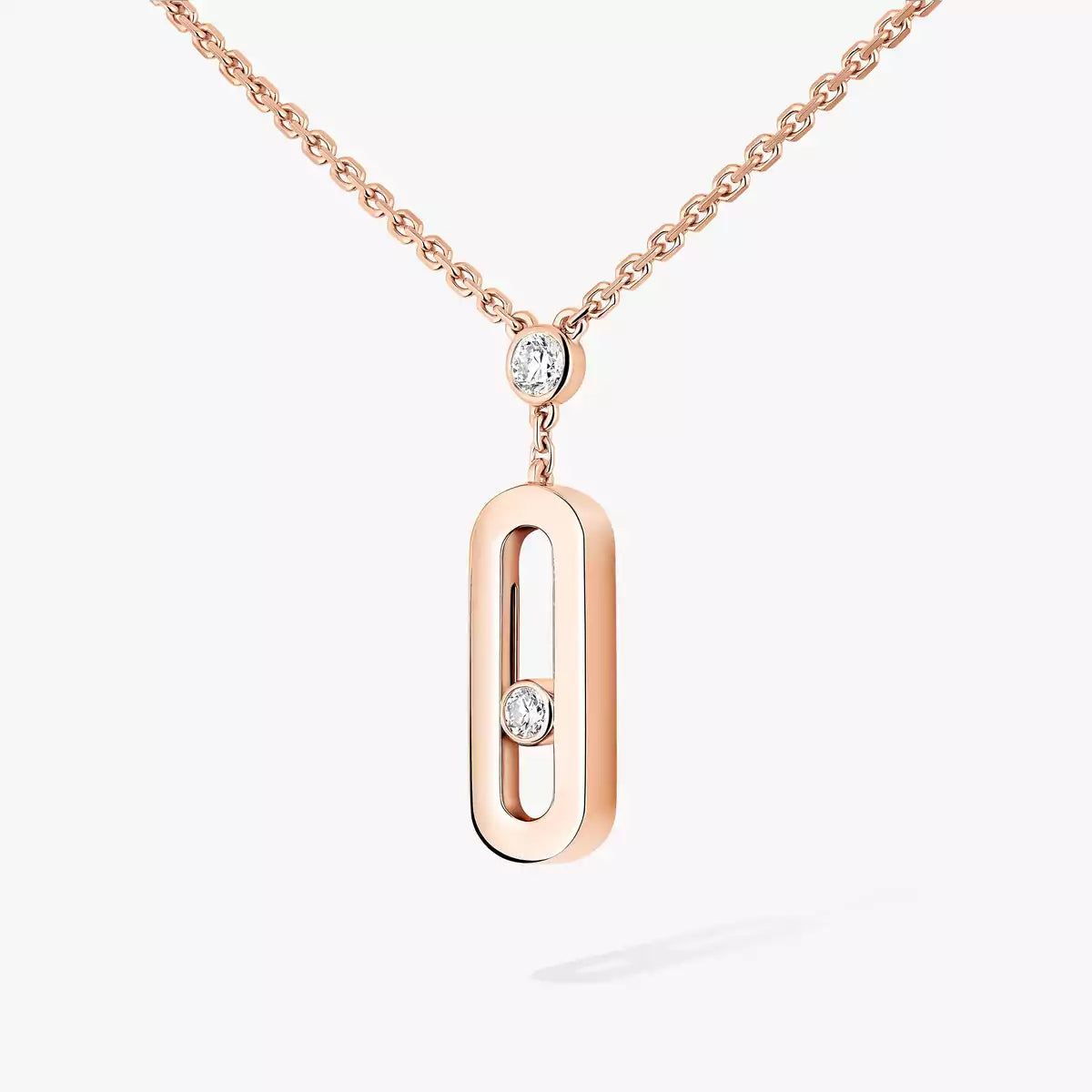 [Polaidi Jewelry] Move Uno Gold Diamond Long Necklace