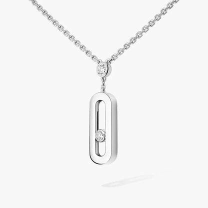 [Polaidi Jewelry] Move Uno Gold Diamond Long Necklace