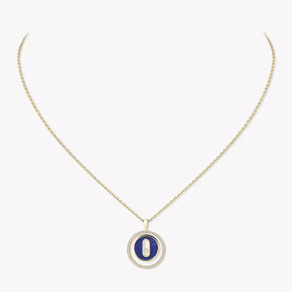 [Polaidi Jewelry]Lucky Move Diamant-Halskette aus Roségold und weißem Perlmutt
