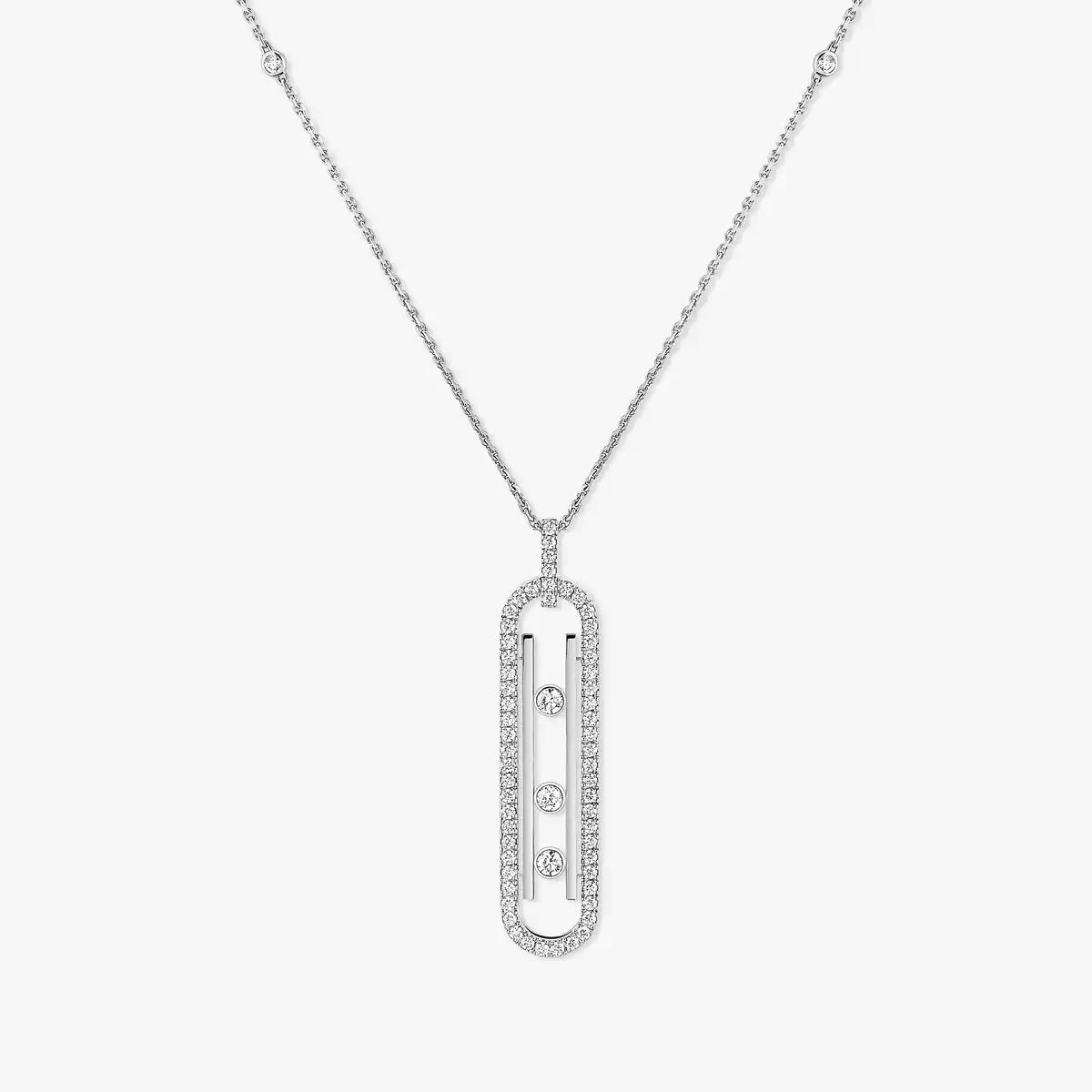 [Polaidi Jewelry]Diamant-Halskette Move 10th