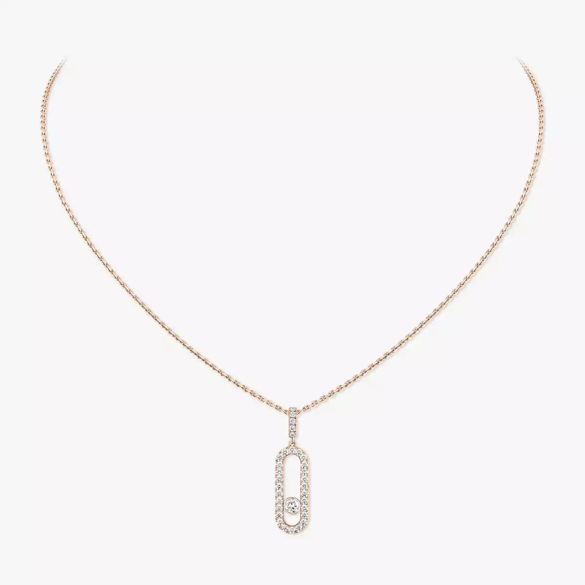 [Polaidi Jewelry]Move Uno Diamantkette aus Roségold