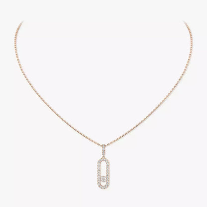 [Polaidi Jewelry]Move Uno Diamantkette aus Roségold