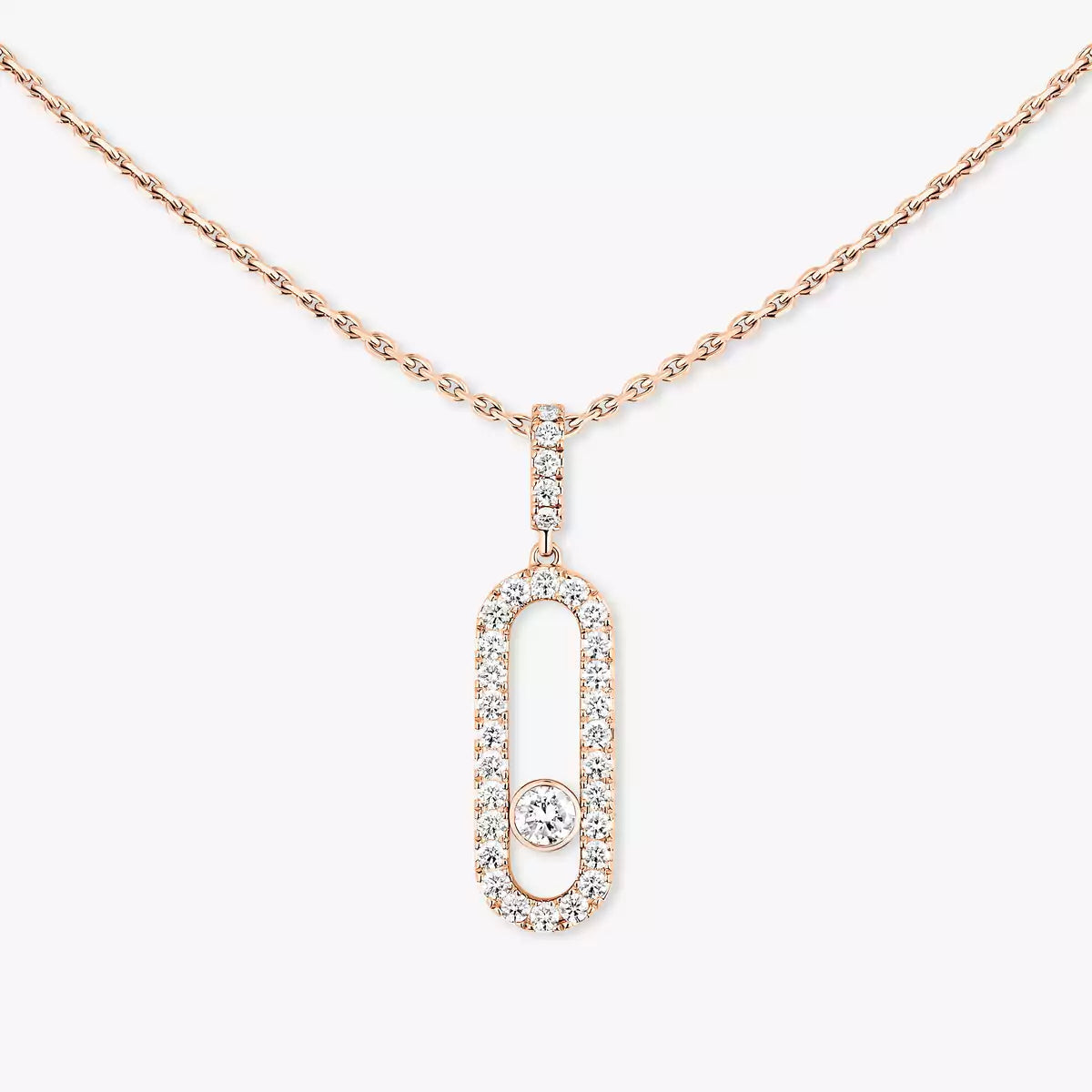 [Polaidi Jewelry]Move Uno Diamantkette aus Roségold
