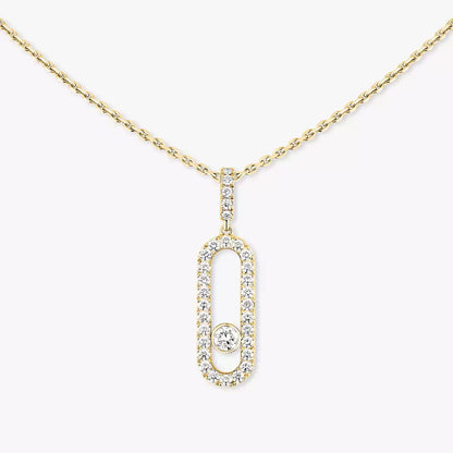 [Polaidi Jewelry]Move Uno Diamantkette aus Roségold