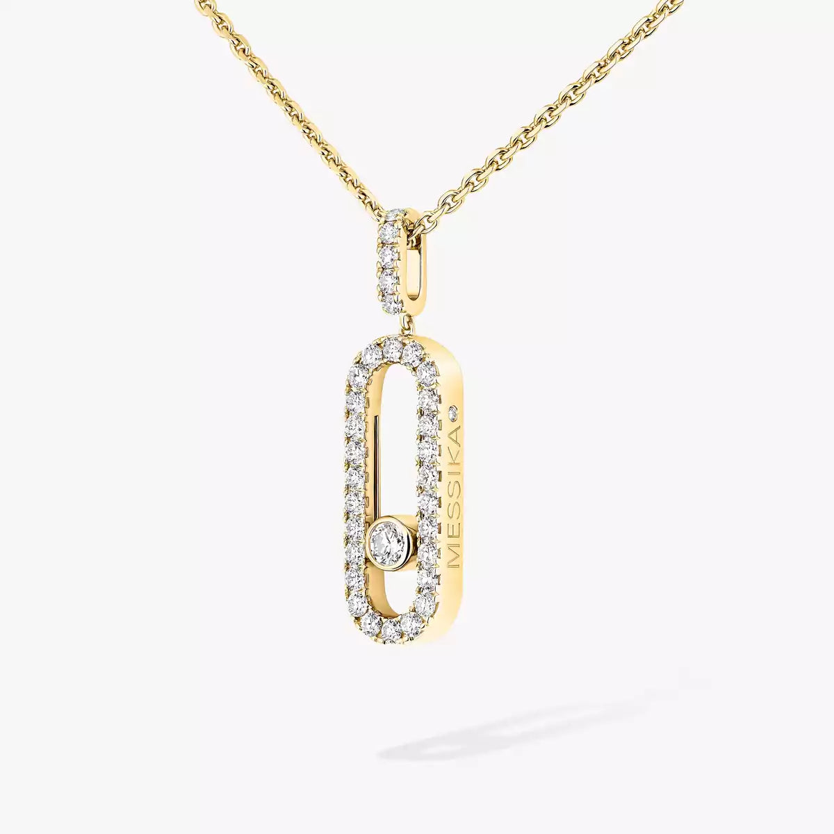 [Polaidi Jewelry]Move Uno Diamantkette aus Roségold
