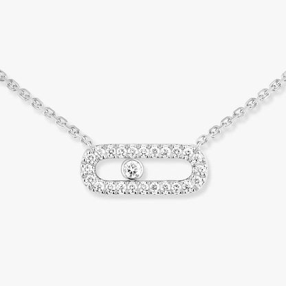 [Polaidi Jewelry]Diamond Necklace Move Uno
