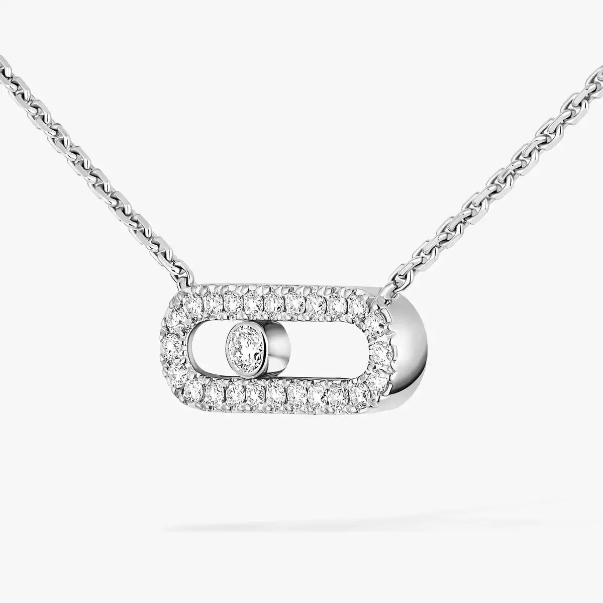 [Polaidi Jewelry]Diamond Necklace Move Uno