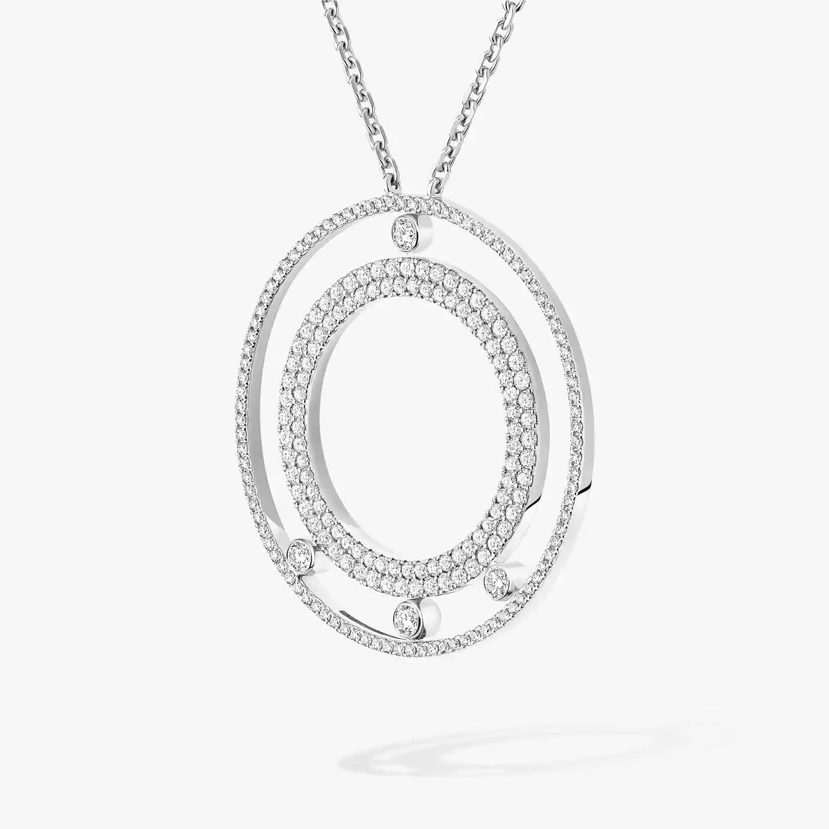 [Polaidi Jewelry]Move Romane Long Pave_-Set Diamond Necklace