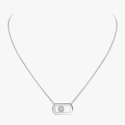 [Polaidi Jewelry]So Move Diamant Halskette in Gold