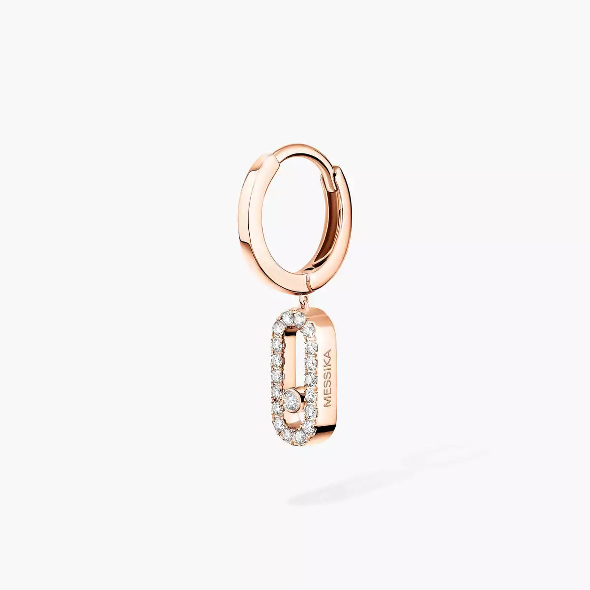 [Polaidi Jewelry]Move Uno Single Diamond Creolen-Ohrring