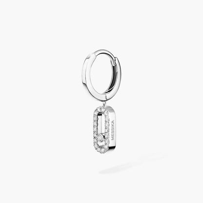 [Polaidi Jewelry]Move Uno Single Diamond Creolen-Ohrring