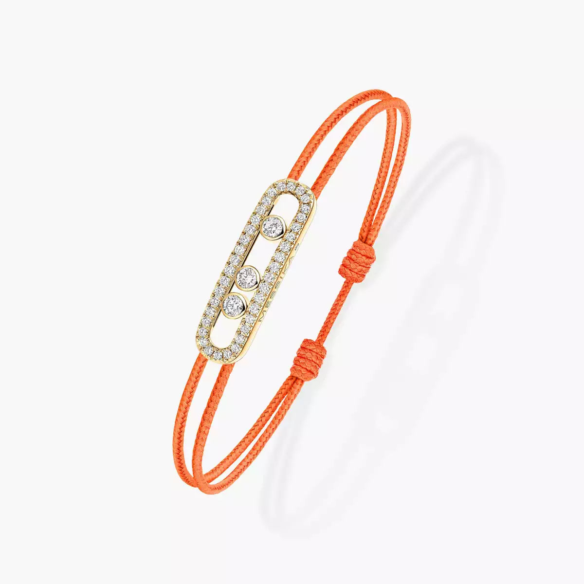 [Polaidi Jewelry]Messika Care(s) pink cord pav¨¦ bracelet