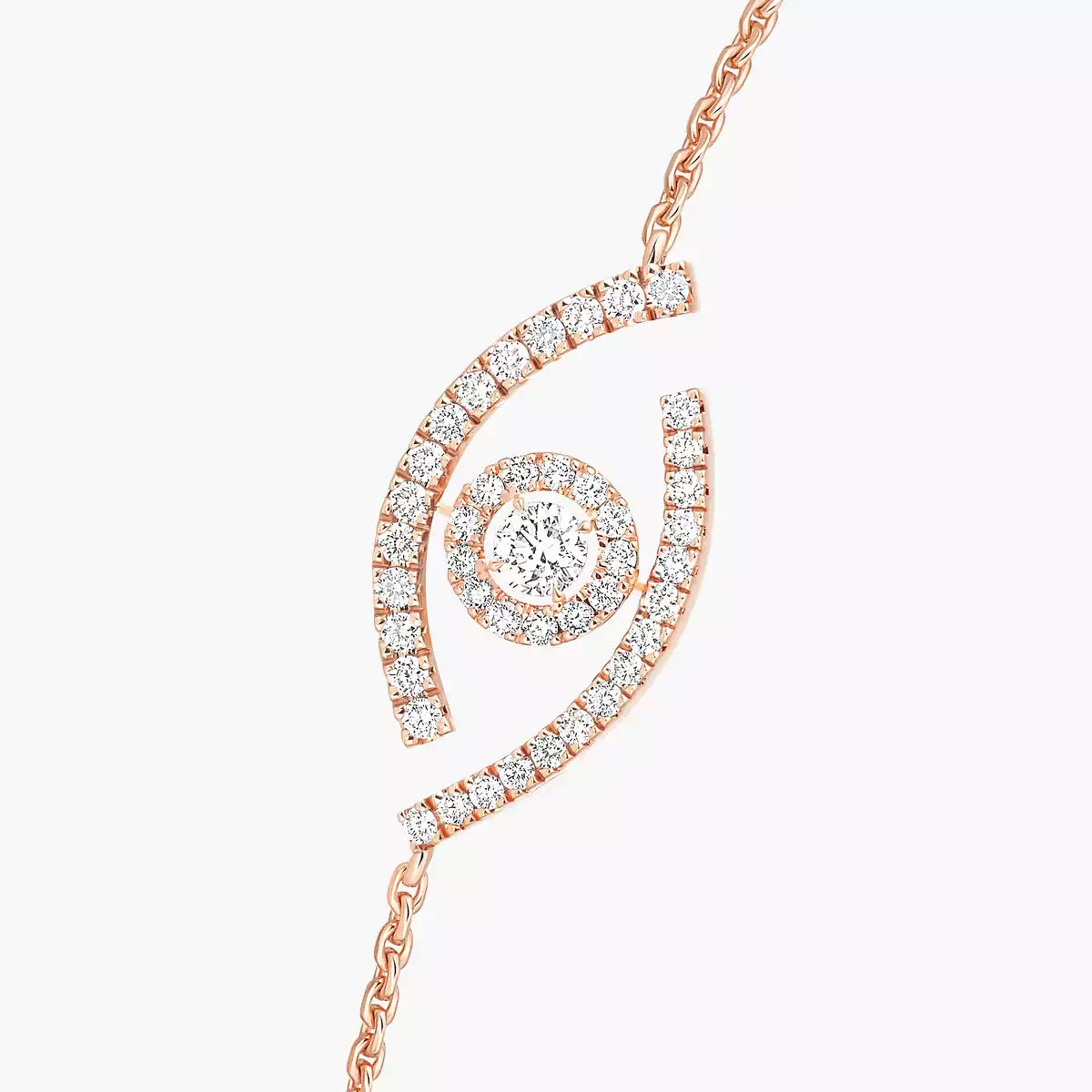 [Polaidi Jewelry]Lucky Eye Pave-Set Diamond Bracelet