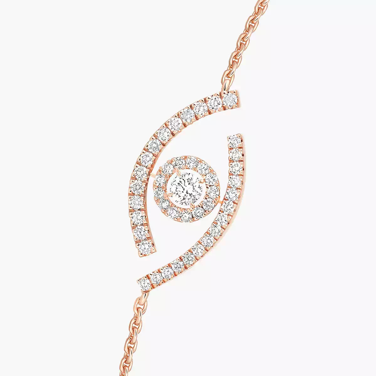 [Polaidi Jewelry] Glücksauge Pavé-Diamantarmband