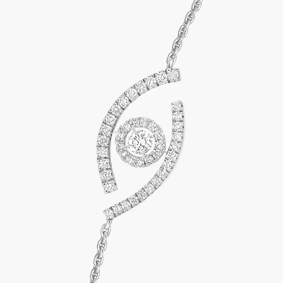 [Polaidi Jewelry] Glücksauge Pavé-Diamantarmband