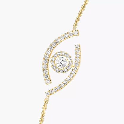 [Polaidi Jewelry]Lucky Eye Pave-Set Diamond Bracelet