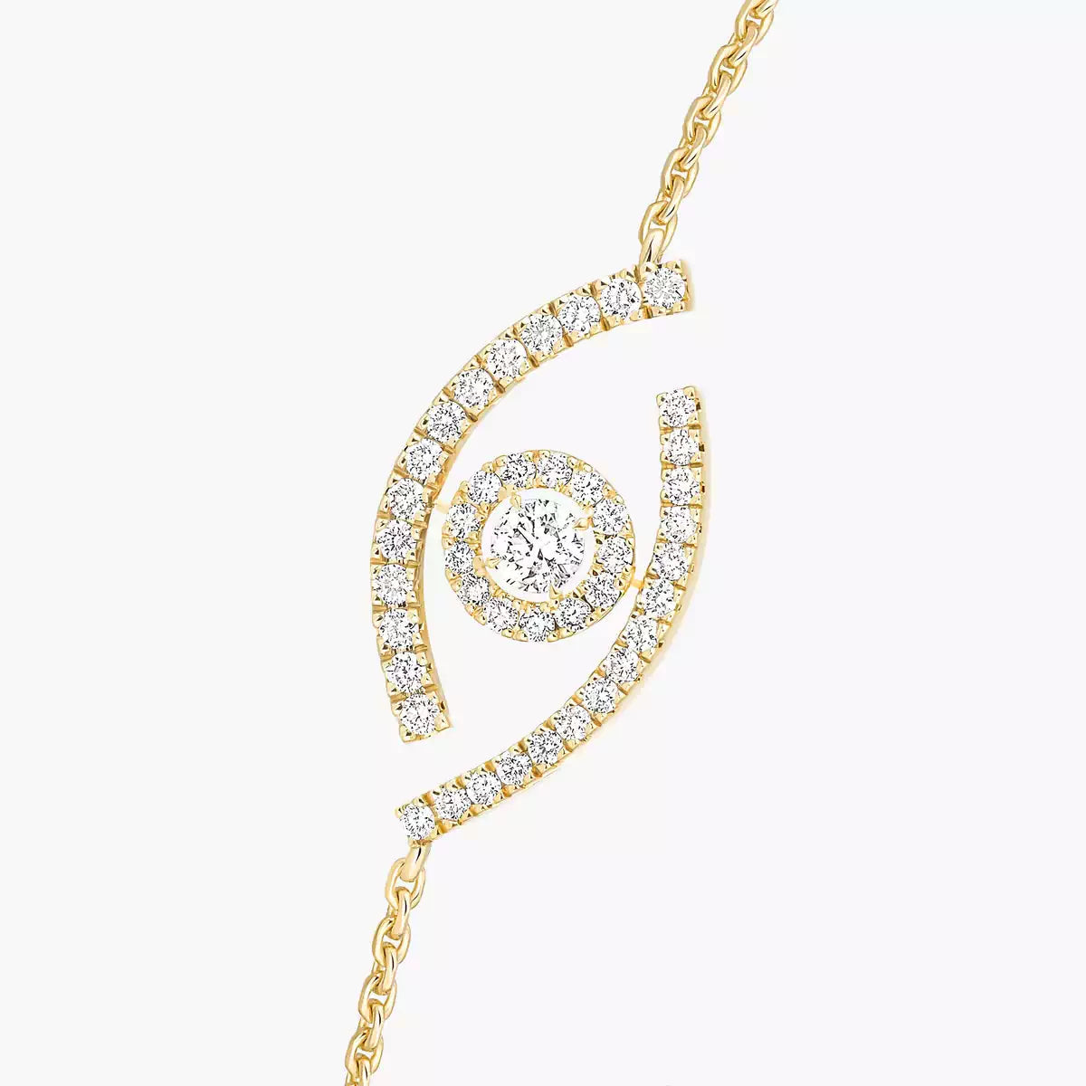 [Polaidi Jewelry] Glücksauge Pavé-Diamantarmband