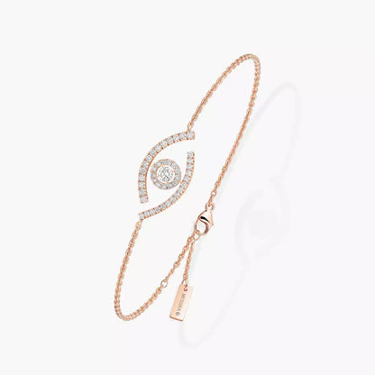 [Polaidi Jewelry]Lucky Eye Pave-Set Diamond Bracelet