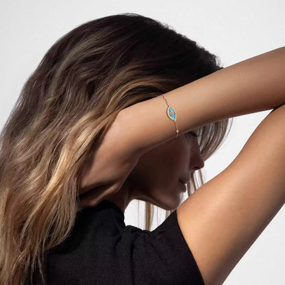 [Polaidi Jewelry] Glücksauge Diamantarmband