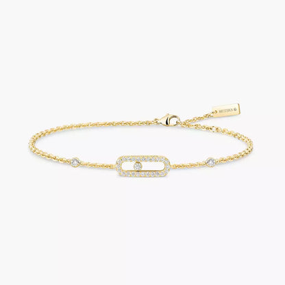 [Polaidi Jewelry]Move Uno Diamond Bracelet