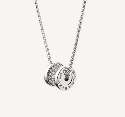 [Polaidi Jewelry]ZERO 1 SILVER DIAMOND NECKLACE