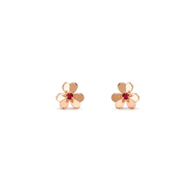 [Polaidi Jewelry]FRIVOLE  FLOWER PINK EARRINGS