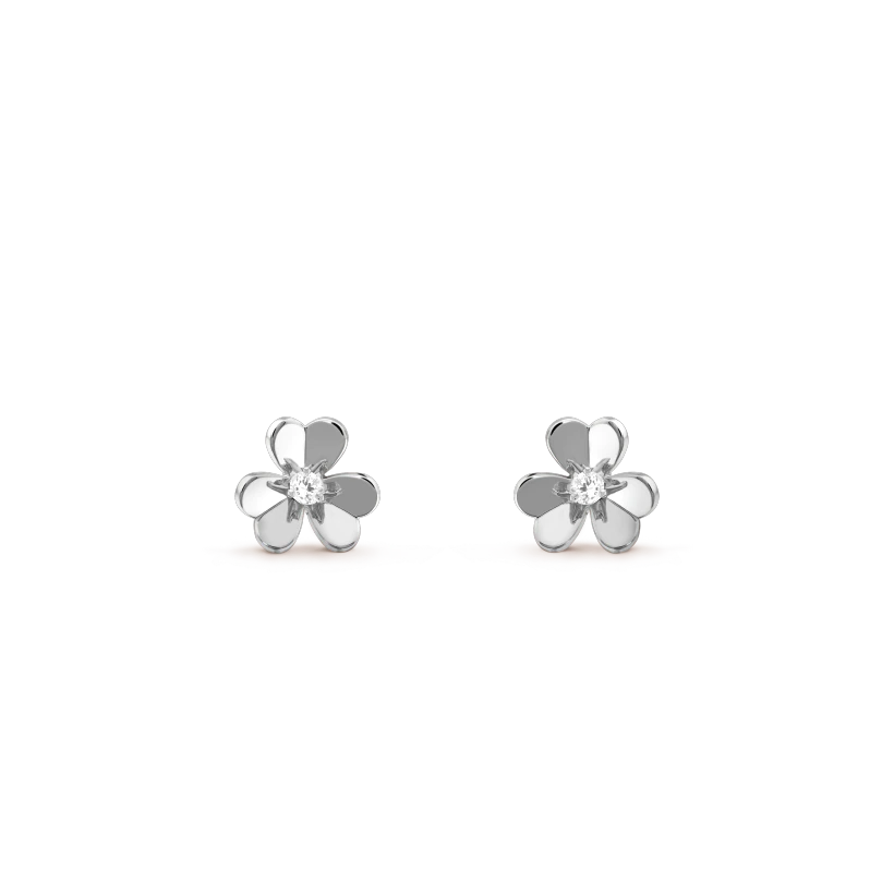 [Polaidi Jewelry]FRIVOLE MINI SILVER FLOWER EARRINGS