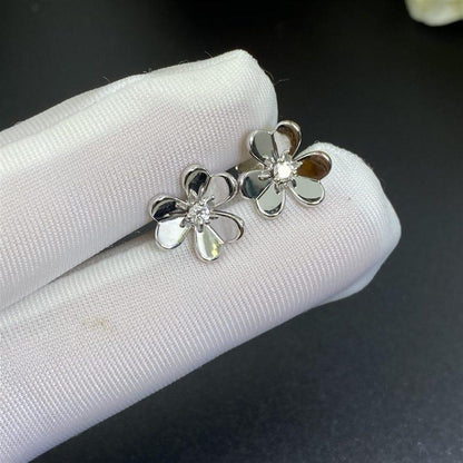 [：Polaidi Jewelry]FRIVOLE MINI SILVER FLOWER EARRINGS